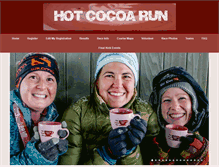 Tablet Screenshot of hotcocoarun.com